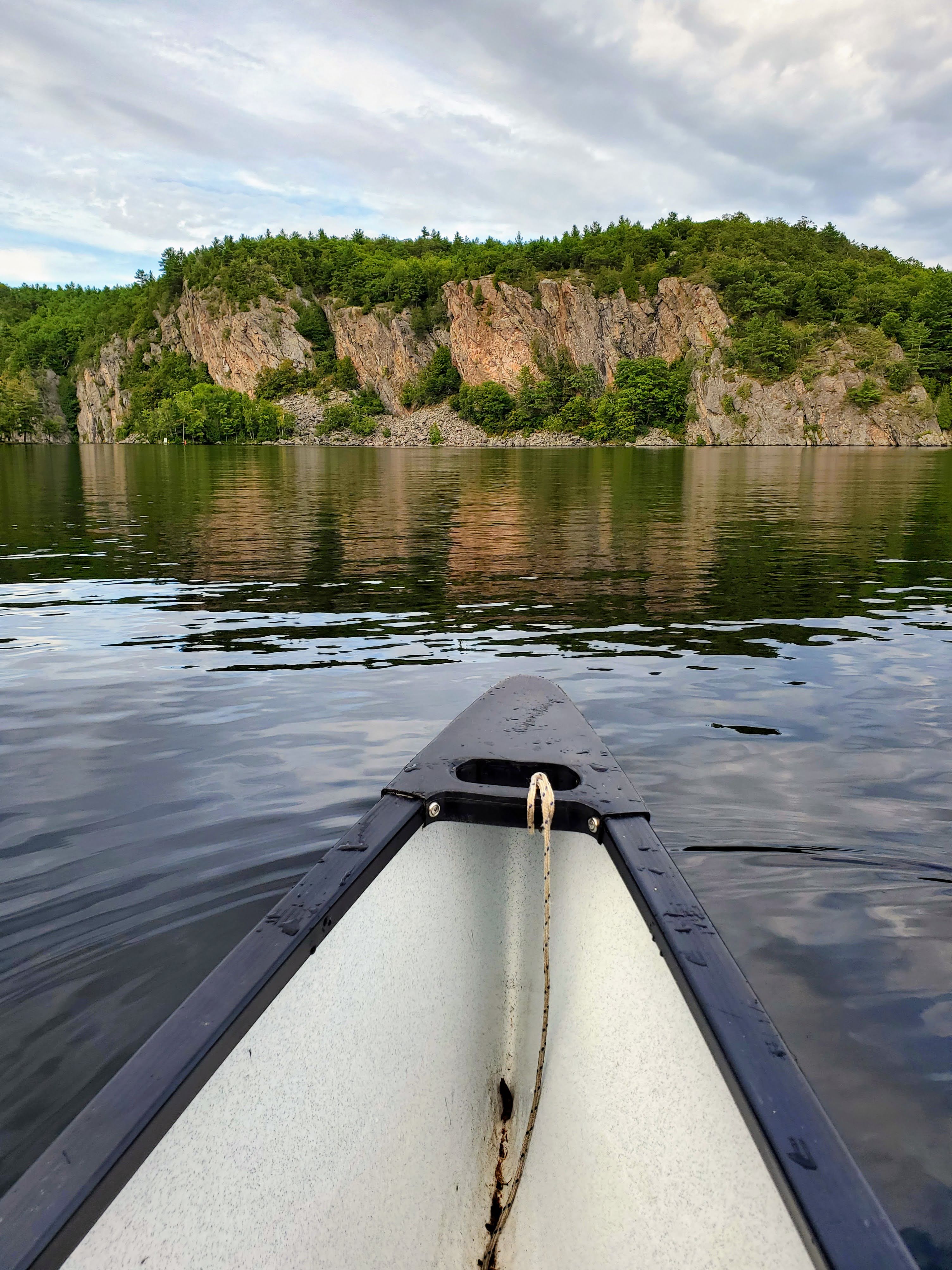 Canoeing in Bon Echo Provincial Park, Ontario