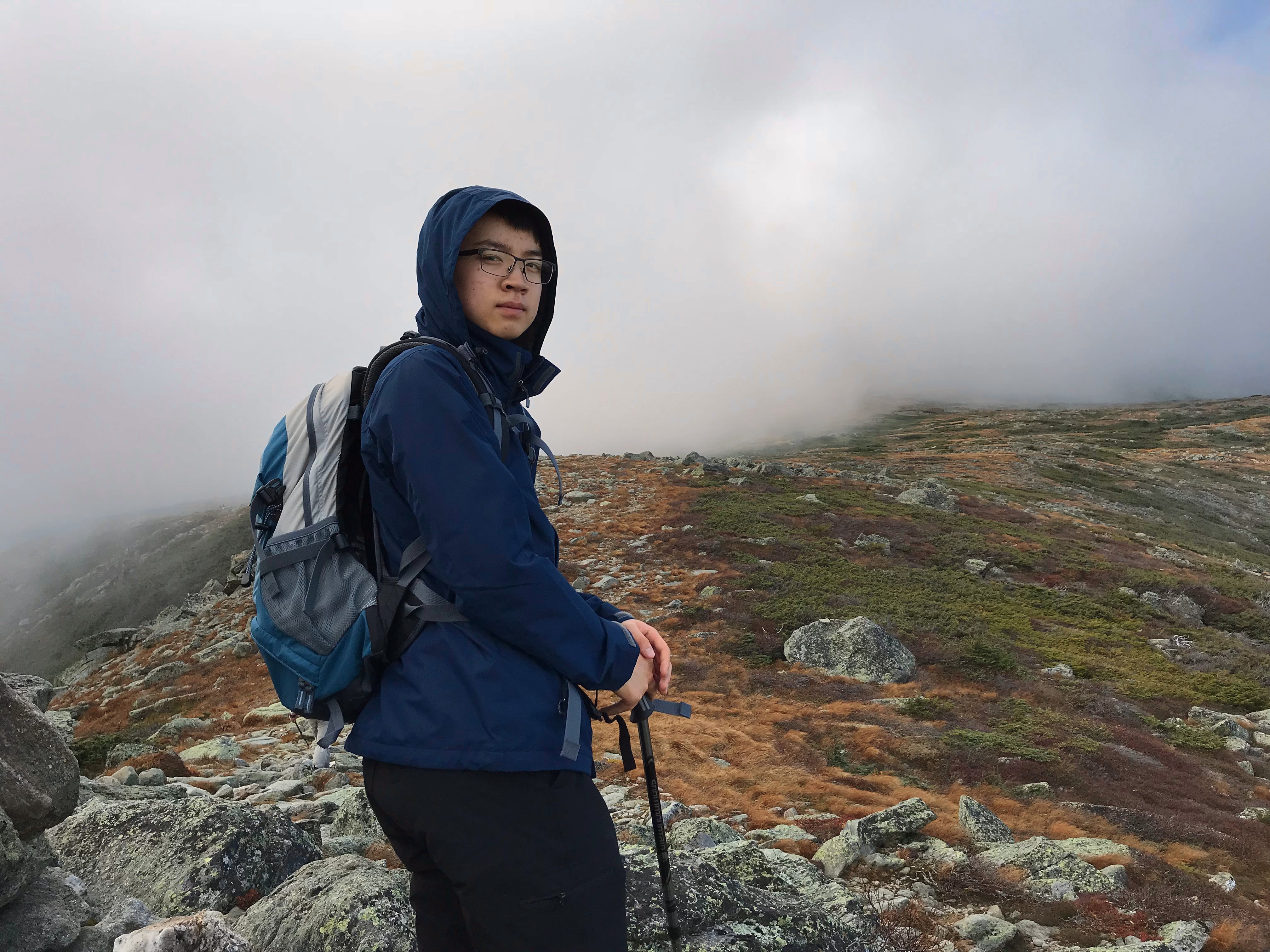 Hiking up Mt. Washington, New Hampshire