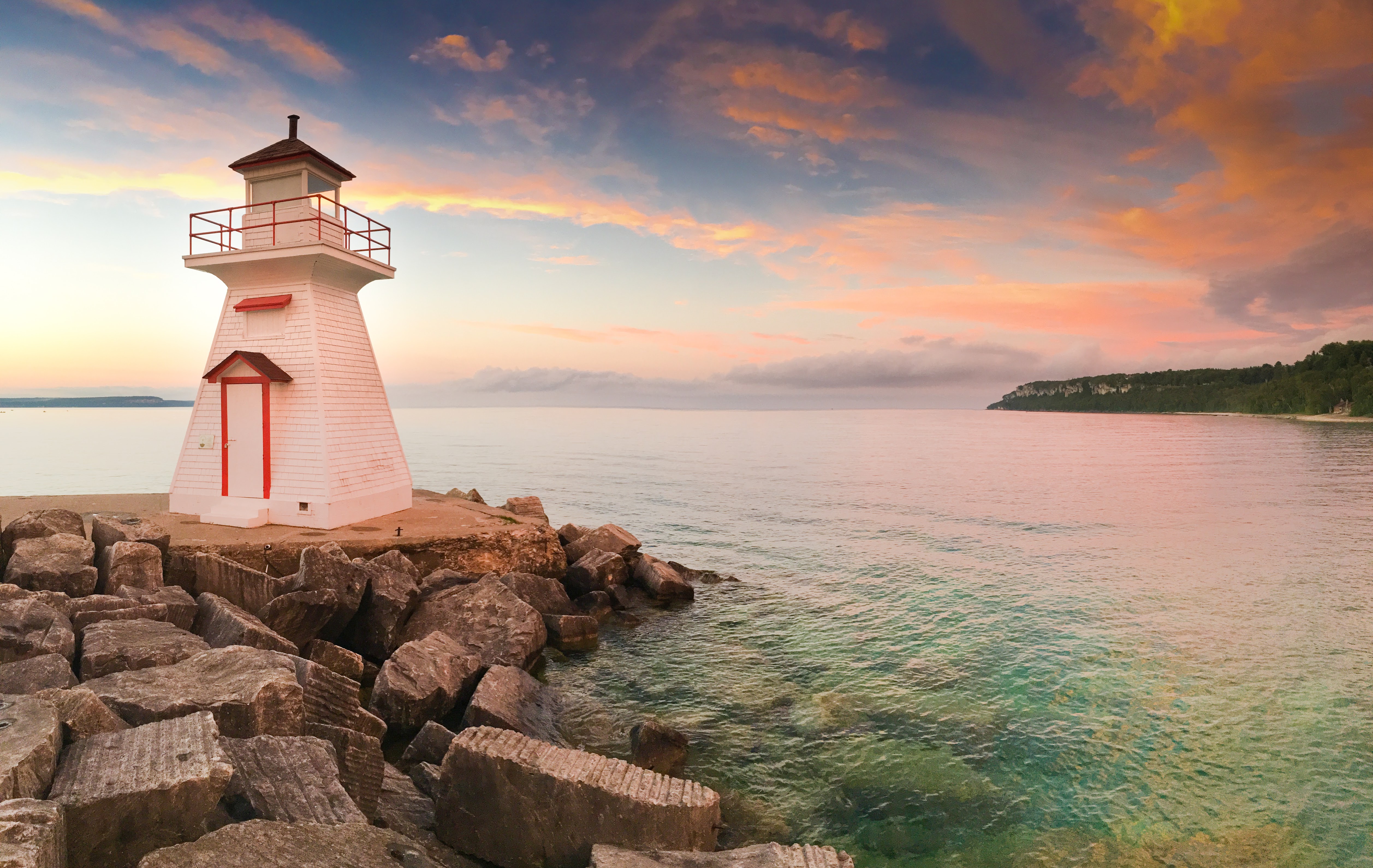 Lion's Head lighthouse, Bruce Peninsula, Ontario